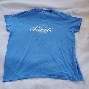 Bemidji Minnesota 2010 Distressed T-Shirt, Sz 2XL